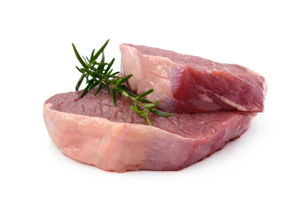 Syrové maso, hovězí steak — Stock fotografie