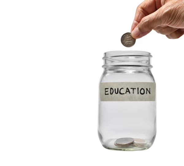 Kép Pénzt Takaríthatunk Meg Oktatás Üzleti Megtakarítás Gazdasági Növekedés Fogalma — Stock Fotó