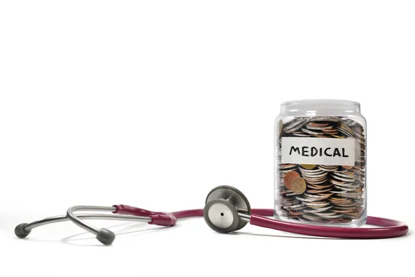 Image Concept Saving Money Medical Purpose Business Saving Growth Economic — Stock Photo, Image