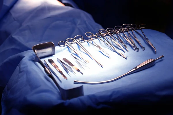 Tray Surgical Instruments Operating Room — Stock Photo, Image