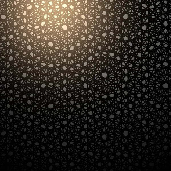 Black circles geometric pattern. Dark textured background. Low light.