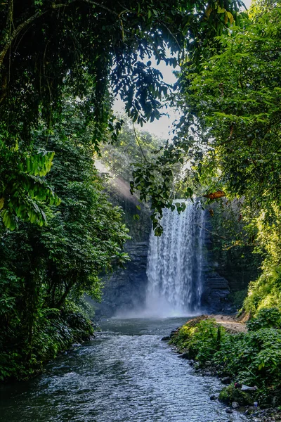 Güney Cotabato Filipinler Deki Sebu Gölü Ndeki Hikong Alu Şelalesinin — Stok fotoğraf