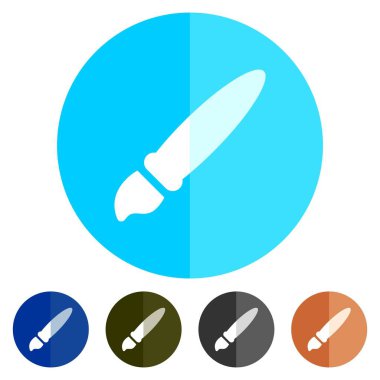 Simgeler düz sanatçı aracı