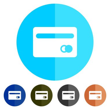 Simgeler düz dikdörtgen anahtarı