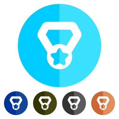 Simgeler düz kazanan Madalyası