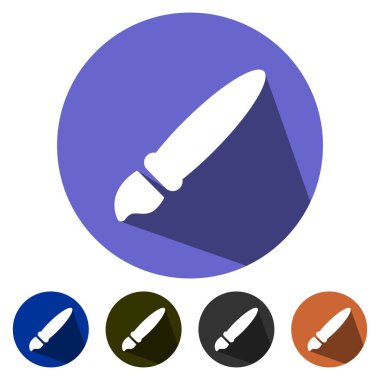 Simgeler düz sanatçı aracı