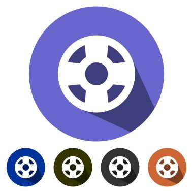 Simgeler düz plaj float