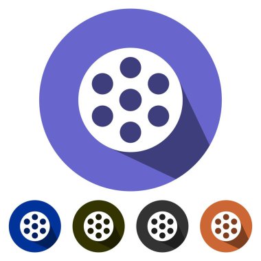 Simgeler düz daire daireler