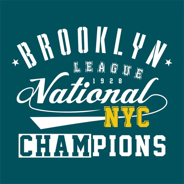 Brooklyn lig Ulusal tasarım