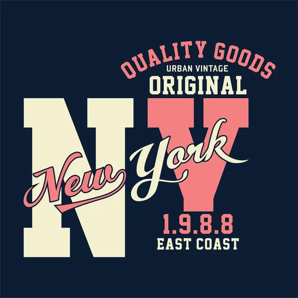 Tasarım harfler vintage orijinal new york