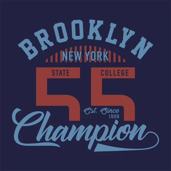 Tasarım mektupları brooklyn new york şampiyonu
