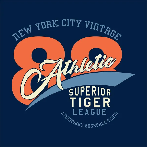 Tasarım mektupları new york vintage spor