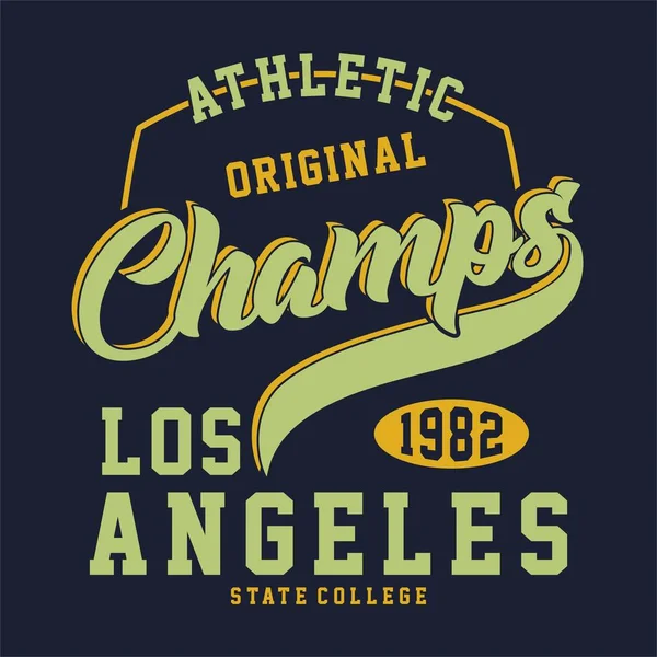 grafik atletik özgün Los Angeles