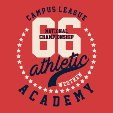 grafik kampüs Ligi atletik