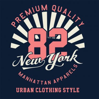 grafik Premium Kalite New York