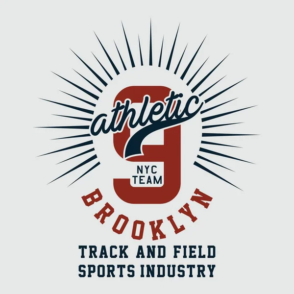 grafik atletik Nyc takım Brooklyn