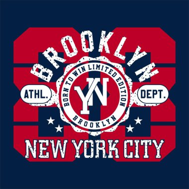 grafik brooklyn new york city