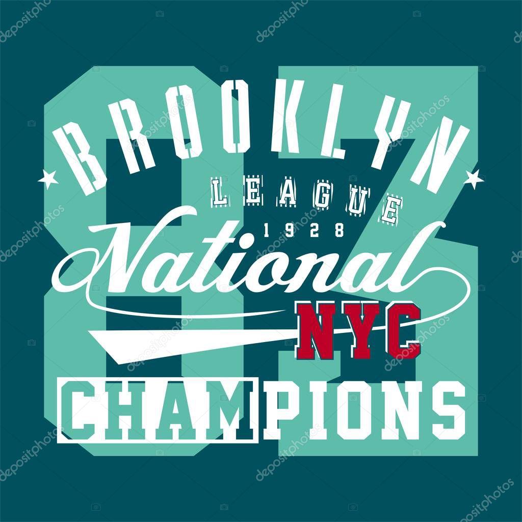 graphic brooklyn league national