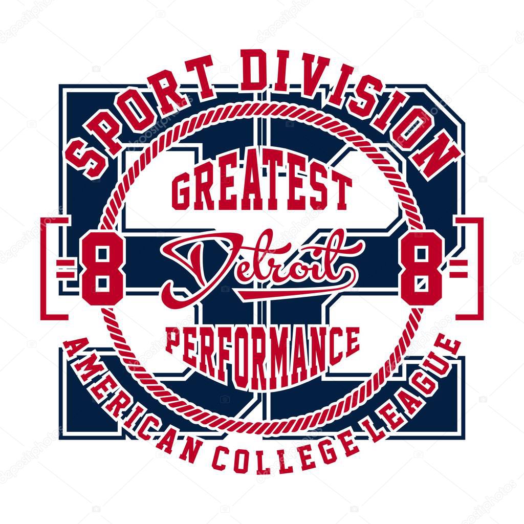 graphic sport division detroit