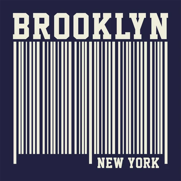 Diseño gráfico BROOKLYN NUEVA YORK — Vector de stock