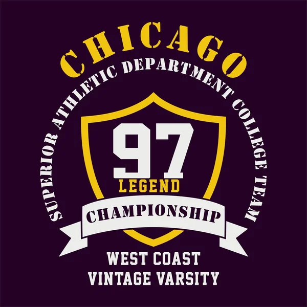 grafik tasarım Chicago üstün atletik