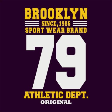 Tasarım alfabe Brooklyn