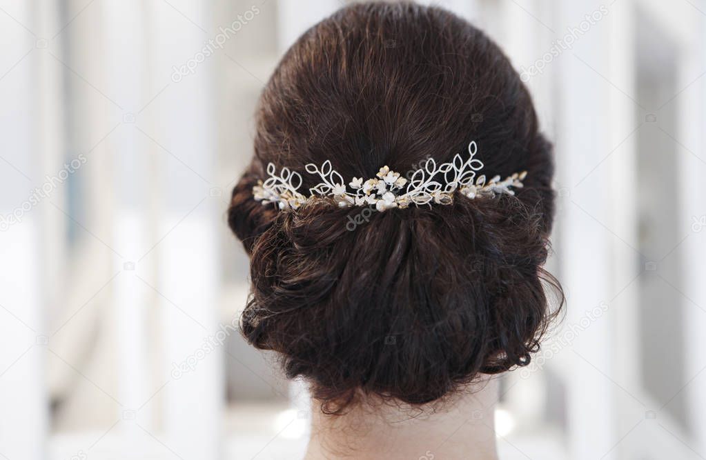 Hair jewelry bride