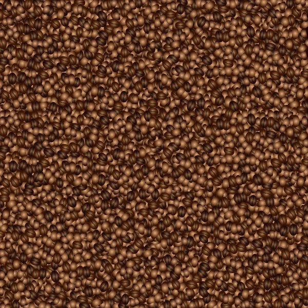 コーヒー豆の背景 — ストックベクタ