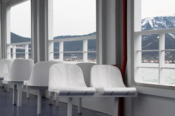 Chairs Cruise Ship Sea — 스톡 사진