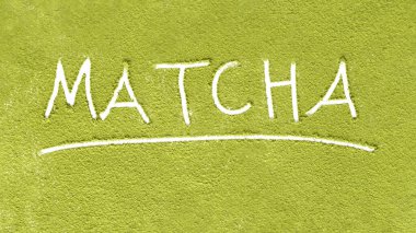 Dağınık kibrit çayı ile metin