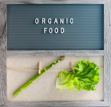 Organik yemek metniyle hayat devam ediyor. Vegan kavramı.