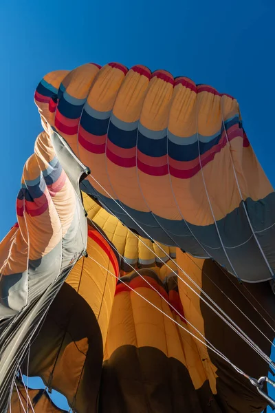 Cappadocia山谷飞行过程中的热气球特写 — 图库照片