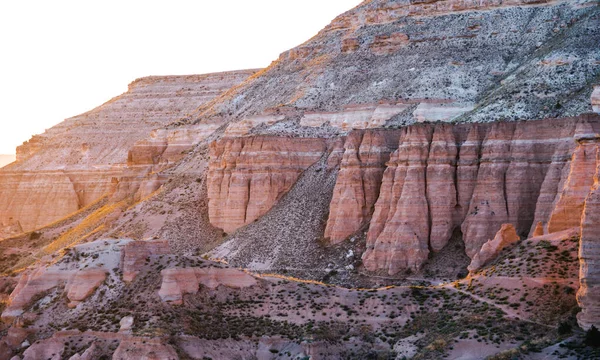 Zicht Bergen Cappadocië Turkije — Stockfoto