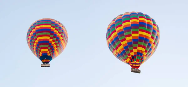 Zbliżenie Ujęcia Balonu Podczas Lotu Dolinach Kapadocji — Zdjęcie stockowe