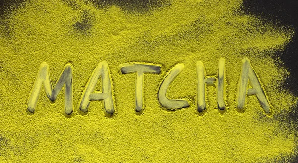 Matcha Verde Disperso — Fotografia de Stock