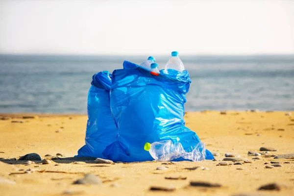 Plastic Bags Bottles Trash — Stock Photo, Image