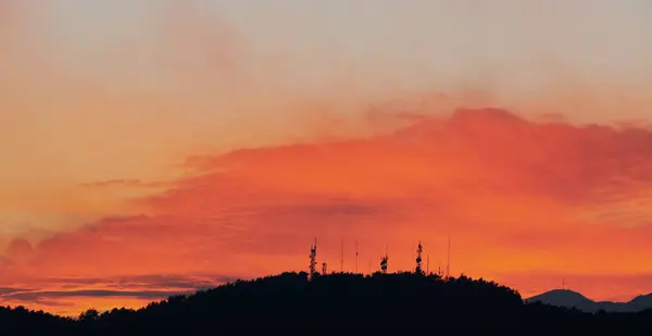 Sunset Front Range Broomfield Colorado — Stock Photo, Image