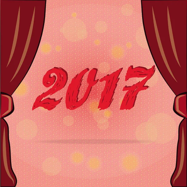Vektör - mutlu yeni yıl 2017