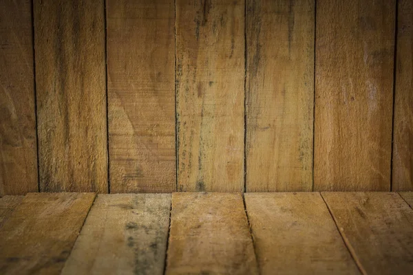 Wood pine plank brown texture background — Stock Photo, Image