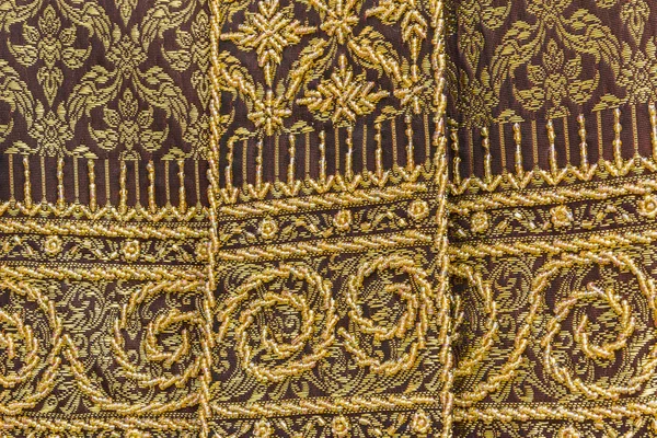 Thaïlande tissu coloré surface de style utilisé comme fond — Photo