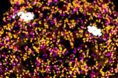 ufuk Noel ışıkları arka plan metin girişi için