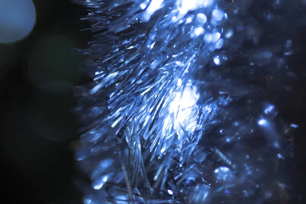 Parlayan ışıklar ve bokeh ile Noel arka plan 