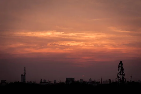 Tramonto nuvola sfondo al tramonto — Foto Stock