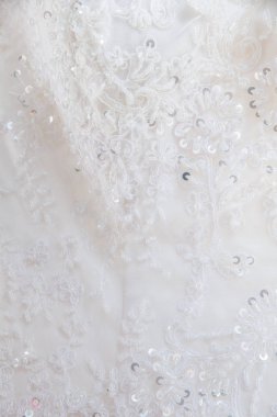 Detaylı resim düğün elbise portre 