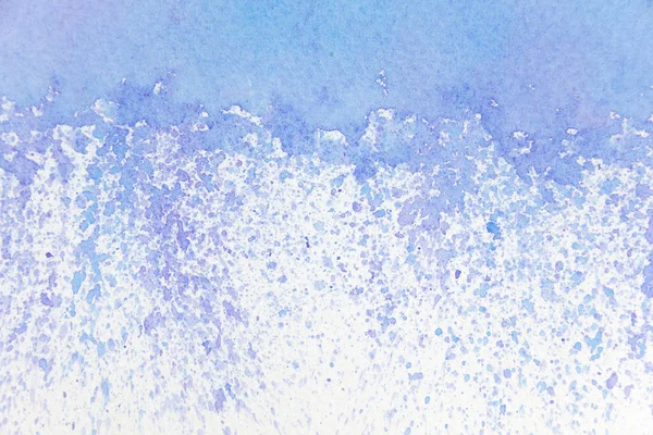 白い紙に水彩で描かれた海の抽象的な背景画像 — ストック写真