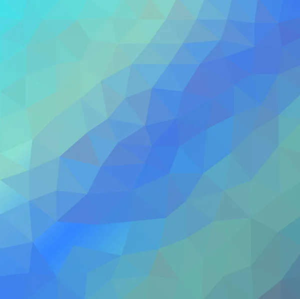 Blue Background Abstract Polygonal Low Poly Triangular Modern Geometric Style — Stock Photo, Image