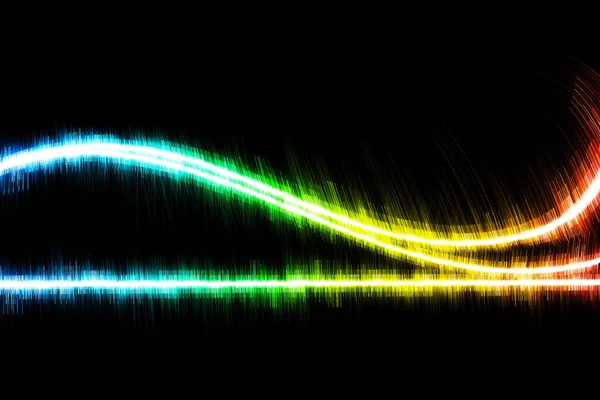 Colorato Concetto Design Astratto Sfondo Comunicazione Onde Sonore — Foto Stock