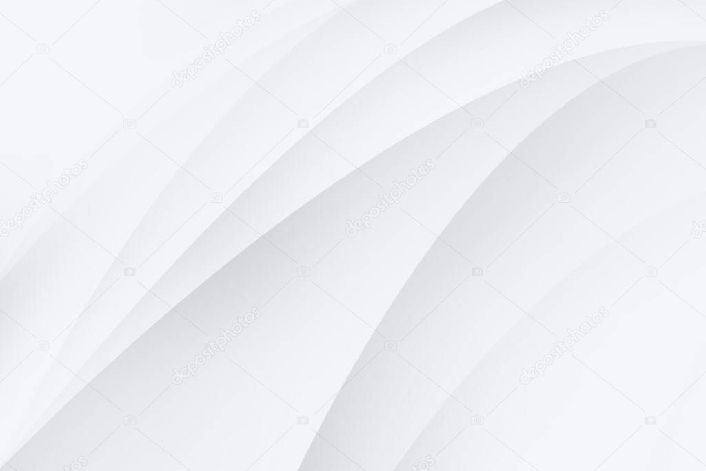 Abstract backgrounds are white and gray the gradient color is soft and overlapping.