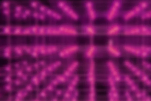 dark pink blurred fantastic background with perspective, light bulbs diodes, cosmic glow, computer design, modern trend