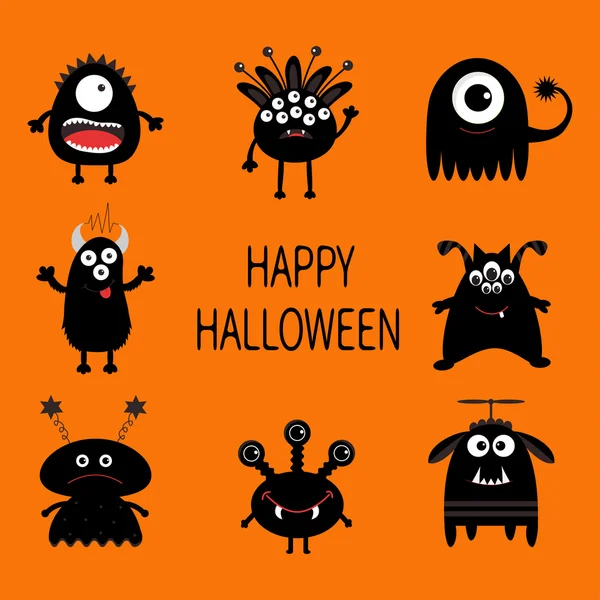 Happy Halloween collection — Stock Vector